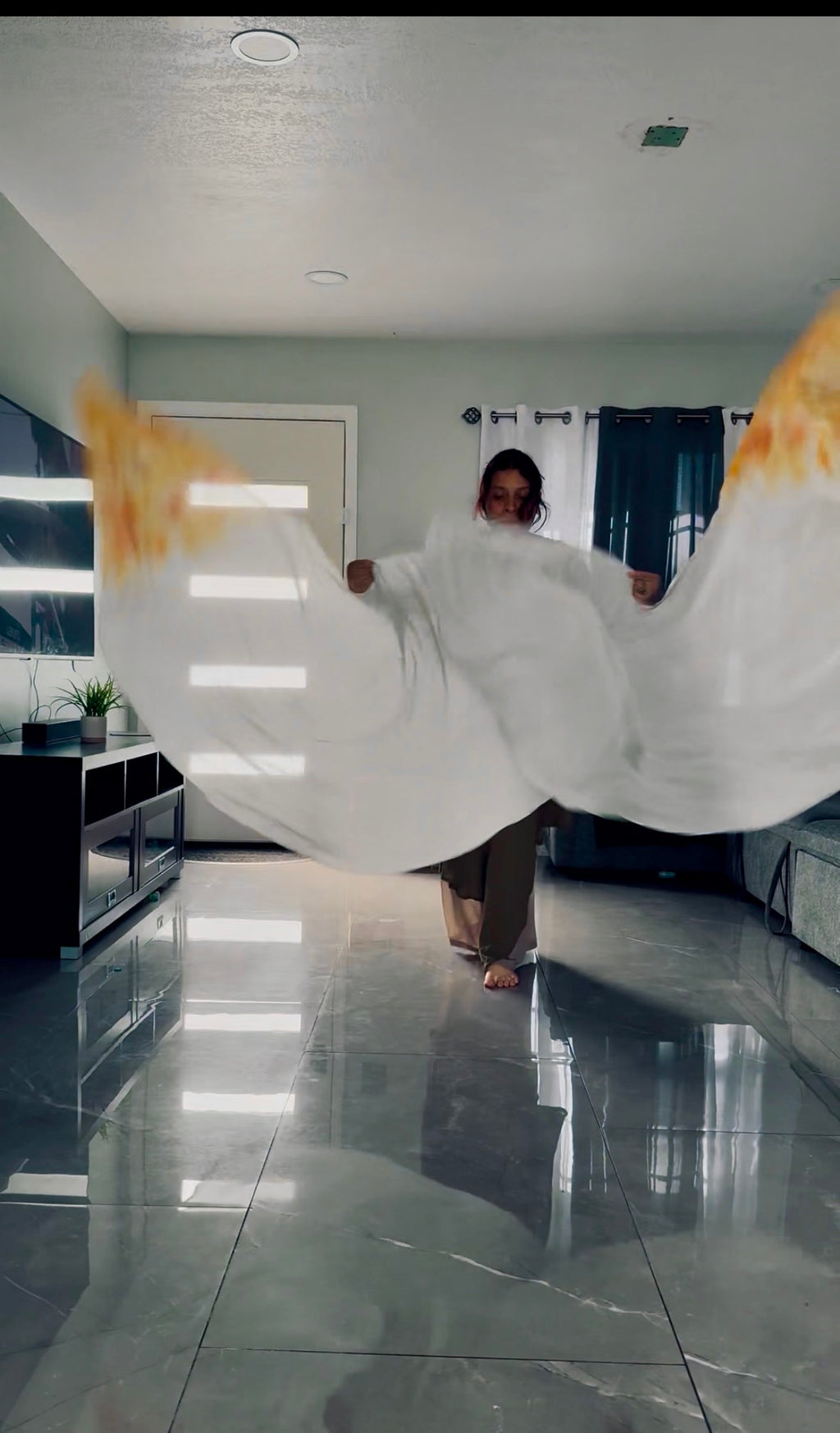 Burning dove