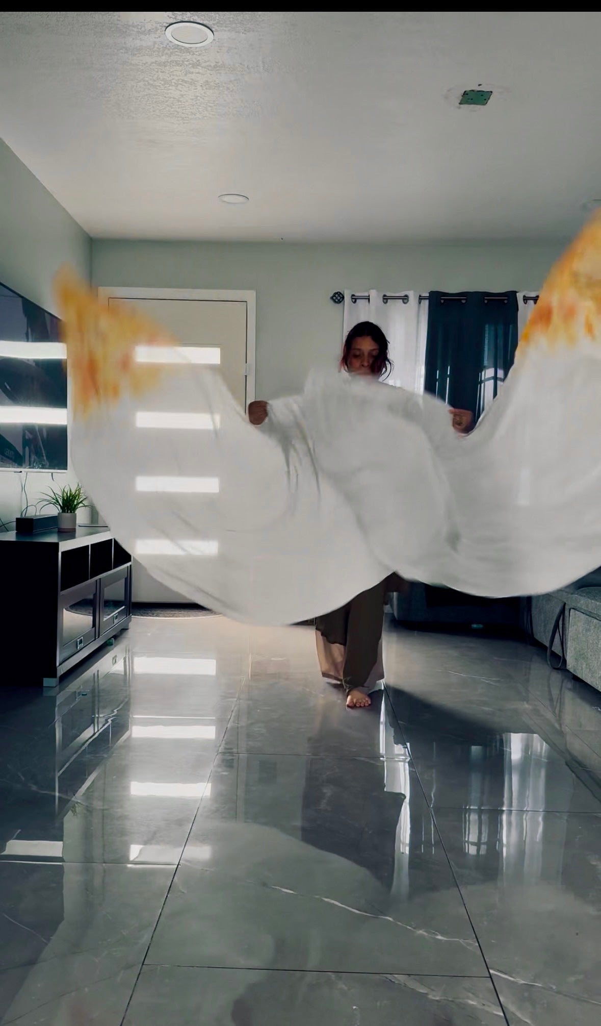 Burning dove